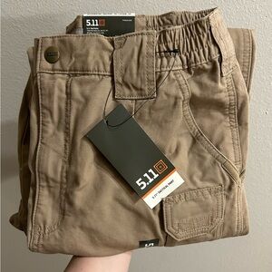 5.11 Tactical Regular Fit Cotton Canvas Cargo Pants 32x32 Coyote Brown 74251